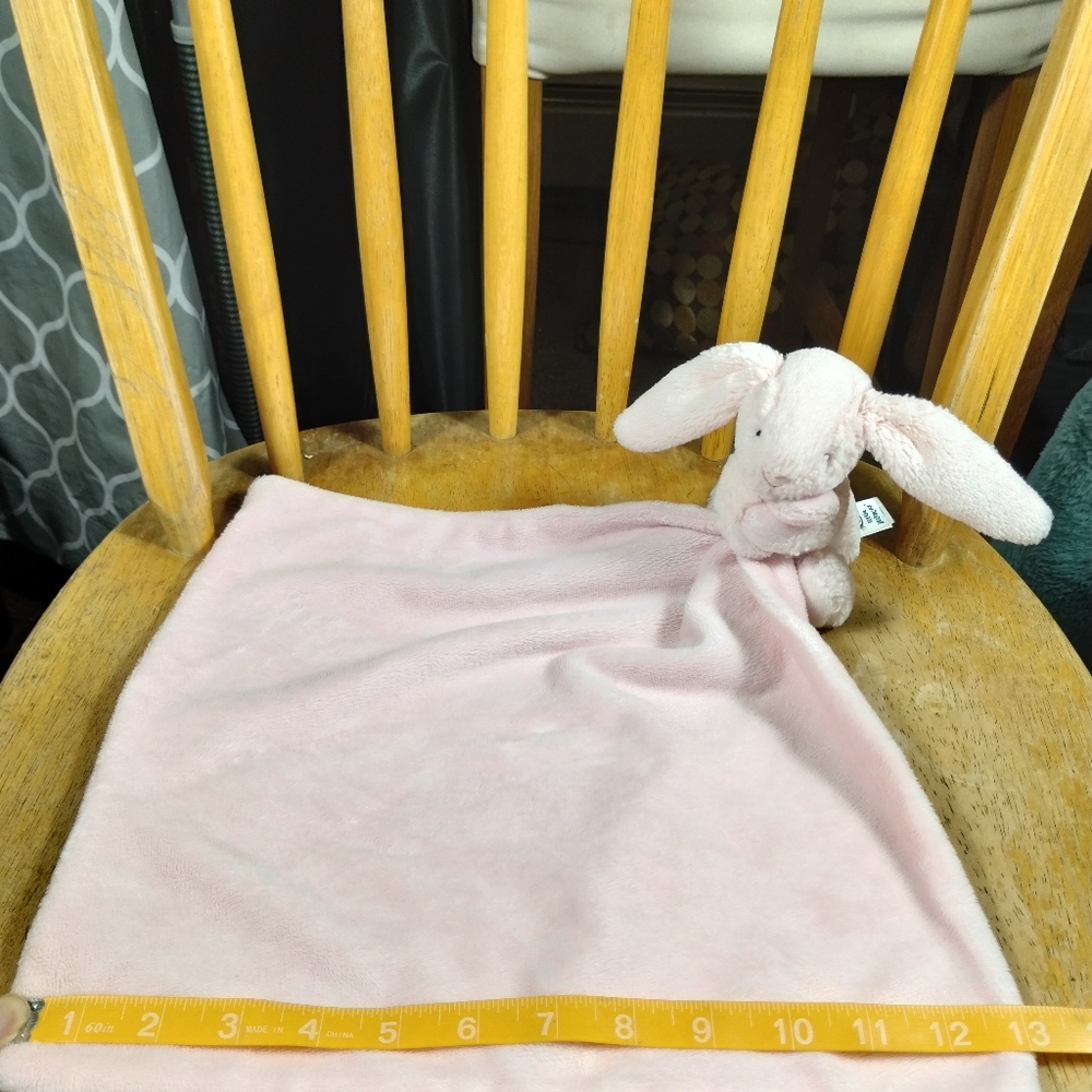 ✓Jellycat Pink Bunny Rabbbit Baby Security Blanket Lovey Lovie fairycore - Picture 13 of 16